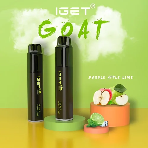 iget goat double apple lime – 5000 puffs.webp