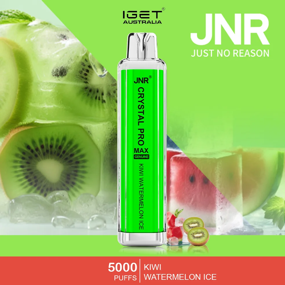 jnr crystal pro max kiwi watermelon ice 5000 puffs.webp