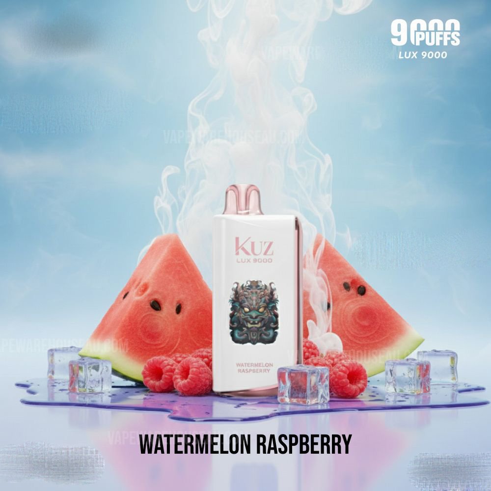 kuz lux 9000 new kuz lux 9000 puffs watermelon raspberry