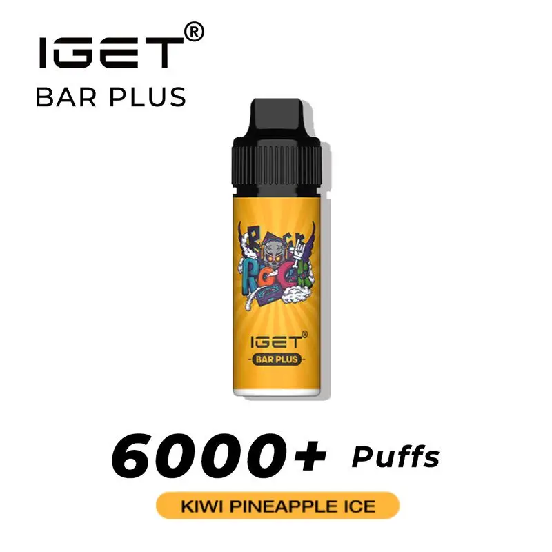 iget bar plus 6000 puffs kiwi pineapple ice.webp
